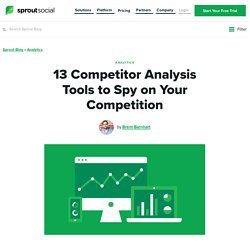 13 Competitor Analysis Tools to Spy on Your Competition