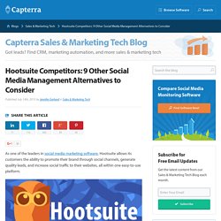 Hootsuite Competitors: 9 Other Social Media Management Alternatives to Consider