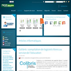 Colibris : compilation de logiciels libres au service de l'éducation