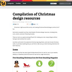 Compilation of Christmas design resources