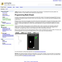 simple - Simple Compiler And Runtime