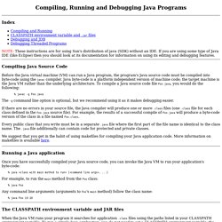Compiling and Running Java Programs