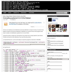 Compiling sysbench 0.4.12 for Debian