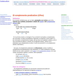 El complemento predicativo (función sintáctica): definición, explicación y ejemplos