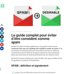 Le guide complet pour éviter d’être considéré comme spam – Le blog de SimpleMail