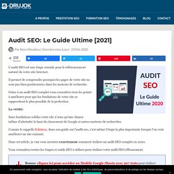 Audit SEO [Guide complet 2021] : Toutes Les Etapes & Outils!