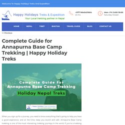 Complete Annapurna Base Camp Trekking Guide