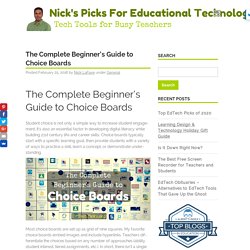 The Complete Beginner's Guide to Choice Boards