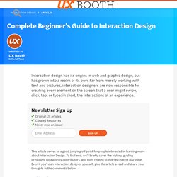 Complete Beginner's Guide to Interaction Design