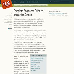 IxD - Complete Beginner’s Guide to Interaction Design