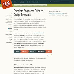 Complete Beginner’s Guide to Design Research