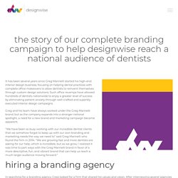 Complete branding campaign help Designwise reach a national of dentists