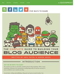 The Complete Guide To Building Your Blog Audience