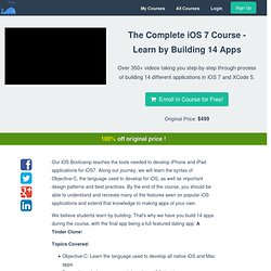 The Complete iOS 7 Course - Learn by Building 14 Apps - bitfountain