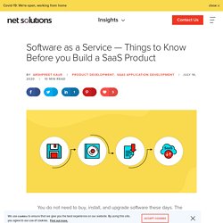 A complete Guide to Building Software as a Service