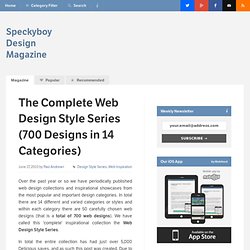 The Complete Web Design Style Series (700 Designs in 14 Categories)