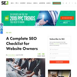 A Complete SEO Checklist for Website Owners