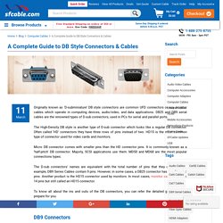 A Complete Guide to DB Style Connectors & Cables