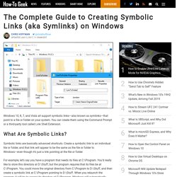 Complete Guide to Symbolic Links (symlinks) on Windows or Linux