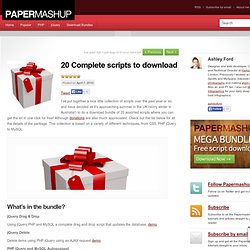20 Complete scripts to download