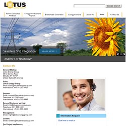 Lotus Energy Group - Complete Electrical Energy Solutions : CEO Stefan Amraly