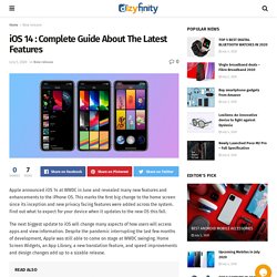 iOS 14 : Complete Guide About The Latest Features - Dizyfinity