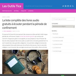 La liste complète des livres audio gratuits à écouter pendant la période de confinement