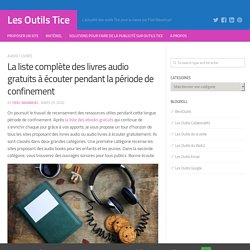 Livres audio gratuits - Outils Tice