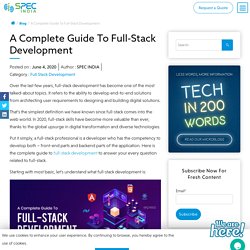 A Complete Guide To Full-Stack Development