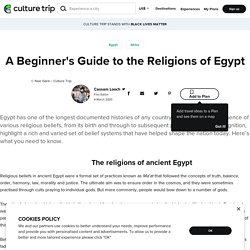 A Complete Guide to the Religions of Egypt