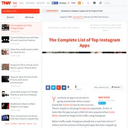 The Complete List of Top Instagram Apps - TNW Apps