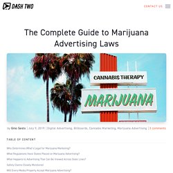 The Complete Guide to Marijuana Advertising Laws