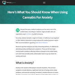 Complete Guide on How to Use Marijuana For Anxiety