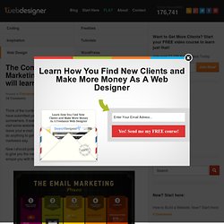The Complete Guide to E-mail Marketing: You won't believe what you will learn
