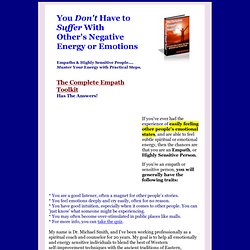 The Complete Empath Toolkit Official Site - Dr. Michael R. Smith - #1 eBook for Highly Sensitive People and Empaths