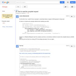 JS: How to read the complete request