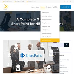 A Complete Guide to Use SharePoint for HR Management