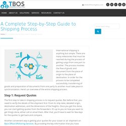 A Complete Step-by-Step Guide to Shipping Process - TBOS