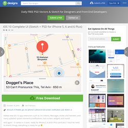 iOS 10 Complete UI (Sketch + PSD for iPhone 5, 6 and 6 Plus) - 72pxdesigns