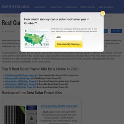 Best Complete Solar Power Kits For Home