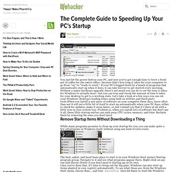 The Complete Guide to Speeding Up Your PC's Startup