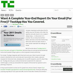 Want A Complete Year-End Report On Your Email (For Free)? ToutApp Has You Covered.