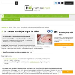 Homéopathie & bébé