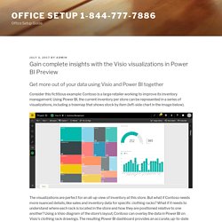 Gain complete insights with the Visio visualizations in Power BI Preview