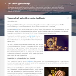 How to earn free Bitcoins?