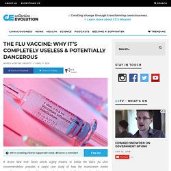 The Flu Vaccine: Why It’s Completely Useless & Potentially Dangerous