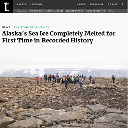 Alaska’s Sea Ice Completely Melted for First Time in Recorded History