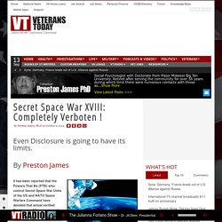 Secret Space War XVIII: Completely Verboten !