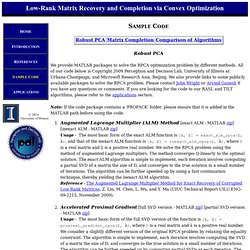 Low-Rank Matrix Recovery and Completion via Convex Optimization