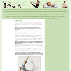 Yoga. Completo Sitio de Informacion sobre el Yoga